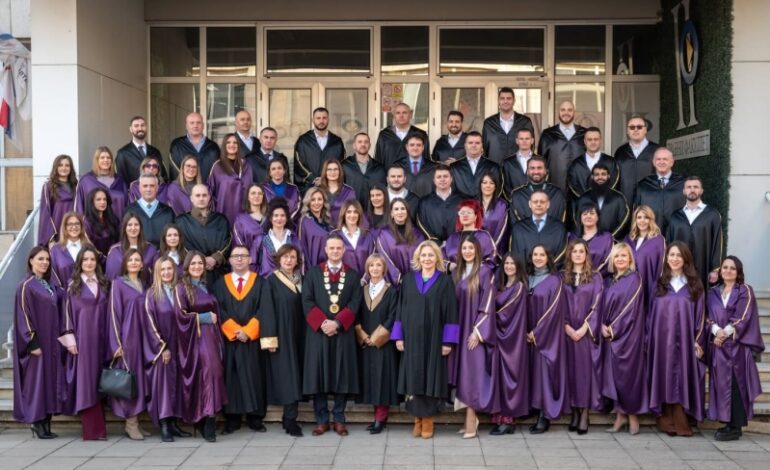 Svečana promocija 133 doktora nauka na Univerzitetu u Kragujevcu