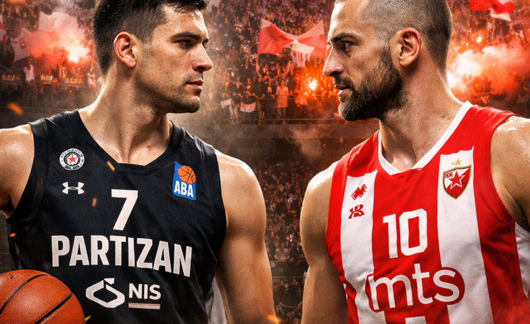 VEČITI DERBI U ADMIRALBET ABA LIGI: PARTIZAN DOČEKUJE ZVEZDU