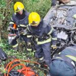 Na starom putu Kragujevac – Jagodina automobil sleteo s kolovoza, povređena žena