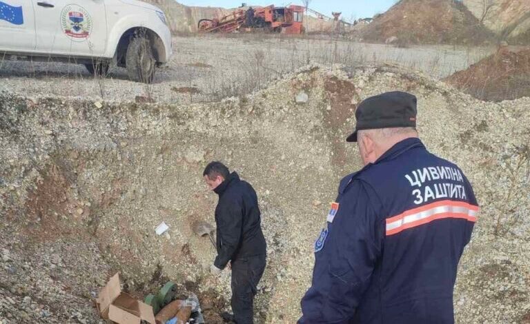 Uništavanje neeksplodiranih ubojnih sredstava danas u Kragujevcu