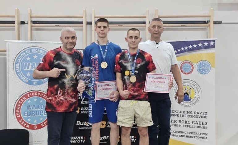 Kragujevački dvojac reprezentacije Srbije Veljko Mitrović i Luka Novokmet bez poraza u Sarajevu