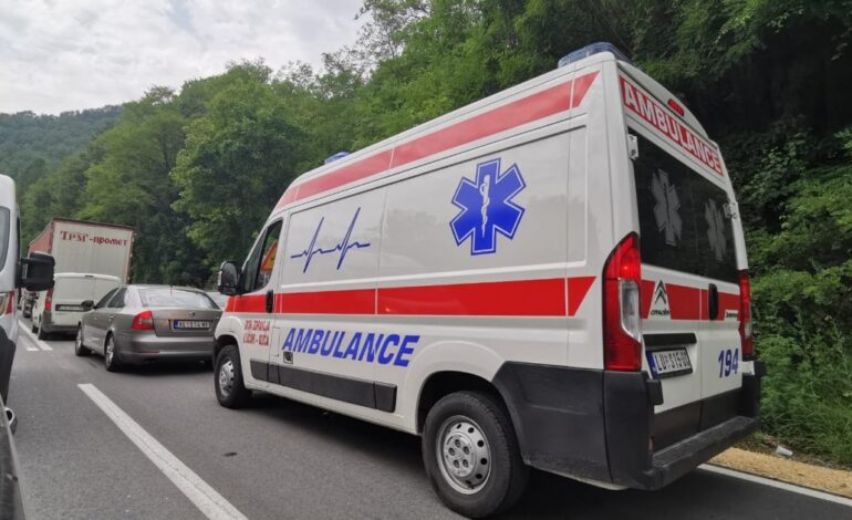 Saobraćajna nesreća u Bajčetini: Brzom intervencijom spasen ljudski život