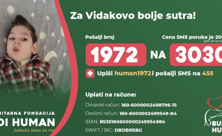 JEDINI U SRBIJI SA OVOM DIJAGNOZOM: Šestogodišnji Vidak vodi najvažniju životnu bitku, potrebna pomoć dobrih ljudi