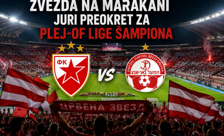 ZVEZDA NA MARAKANI JURI PREOKRET ZA PLEJ-OF LIGE ŠAMPIONA