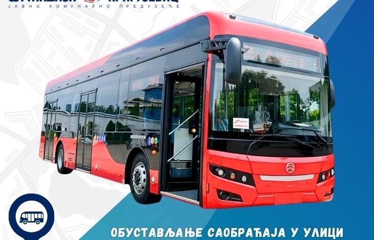 Menja se trasa linije 4 u Kragujevcu: Izmene prevoza zbog radova do 23. septembra