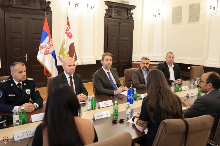 Visoka delegacija Ujedinjenih nacija u Kragujevcu