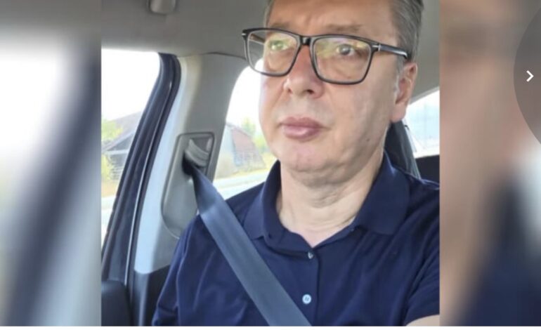 Vučić tokom vožnje novom obilaznicom oko Kragujevca govorio o političkim planovima: „Ne smeju funkcioneri da ne čuju svoj narod“