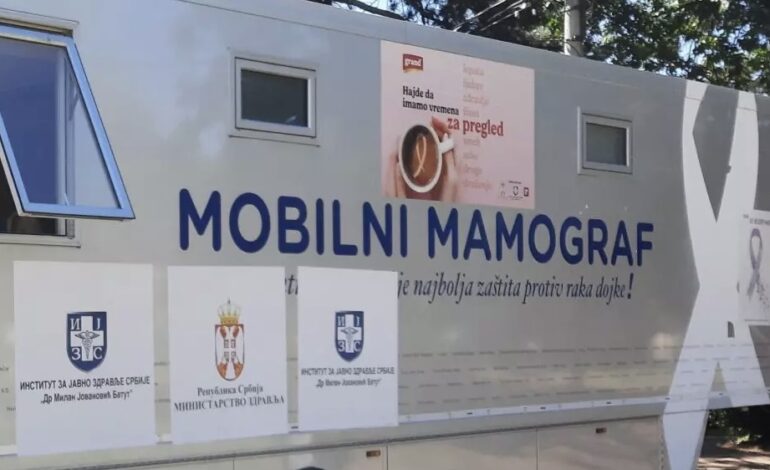 MOBILNI MAMOGRAF PONOVO U KRAGUJEVCU: Besplatni preventivni pregledi od 25. septembra