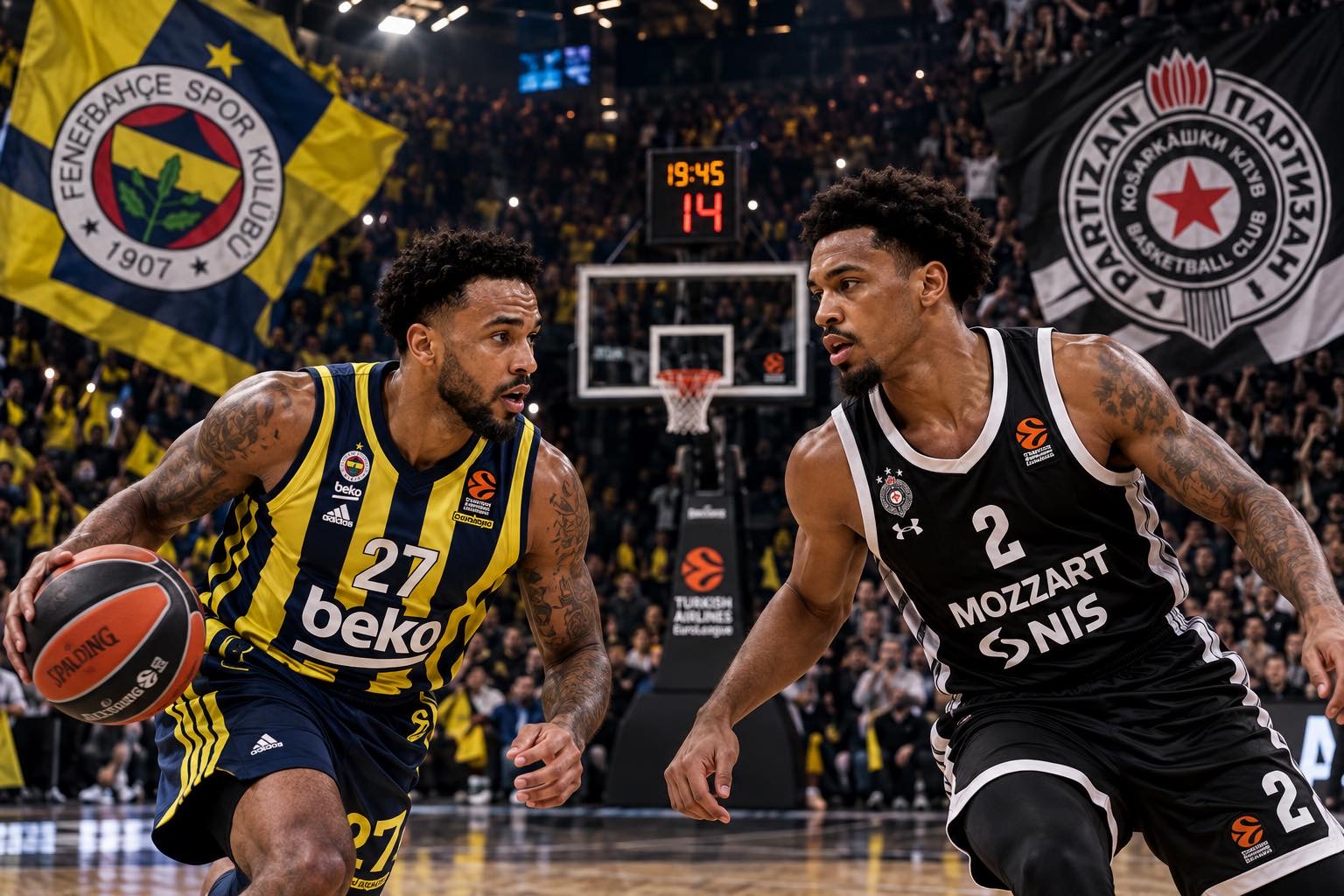 EL: FENERBAHČE DOČEKUJE CRNO-BELE U ISTANBULU