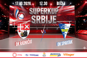 Radnički protiv Spartaka otvara sezonu borbom za trofej Superkupa Srbije