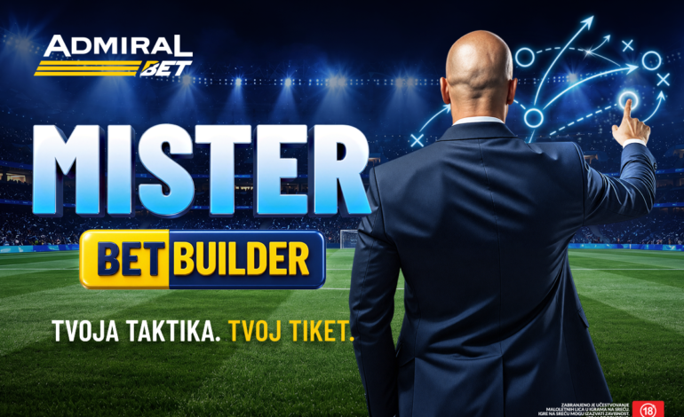 BETBUILDER JE STIGAO U ADMIRALBET – NAPRAVITE OPKLADU PO SVOJOJ MERI