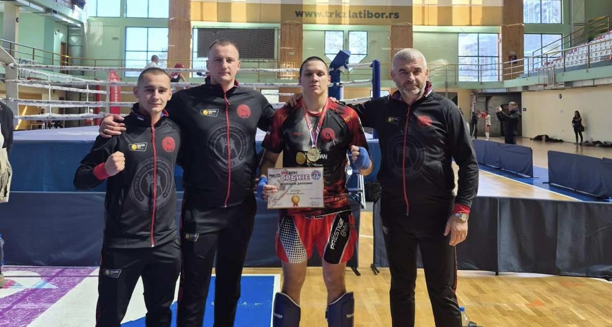 KRAGUJEVČANIN DUŠAN BOGOJEVIĆ ŠAMPION SRBIJE U KIK-BOKSU! Zlato za Radnički na prvenstvu na Zlatiboru